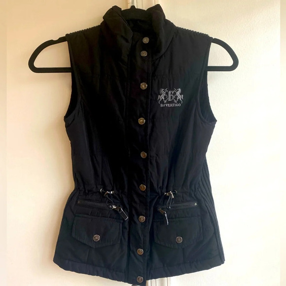 B Vertigo Alexandra Women's Fitted Black Equestrian Vest XXS - Picture 1 of 8